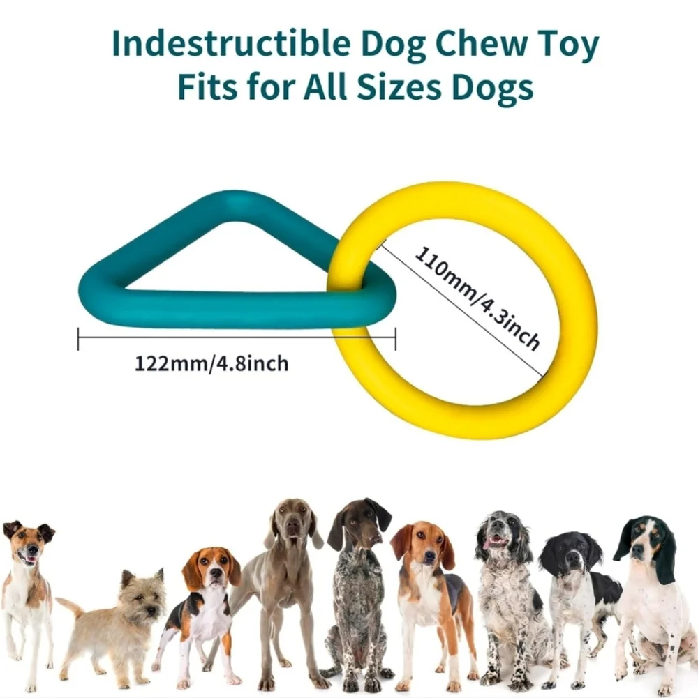 Interactive Dog Chew Toys - Rubber